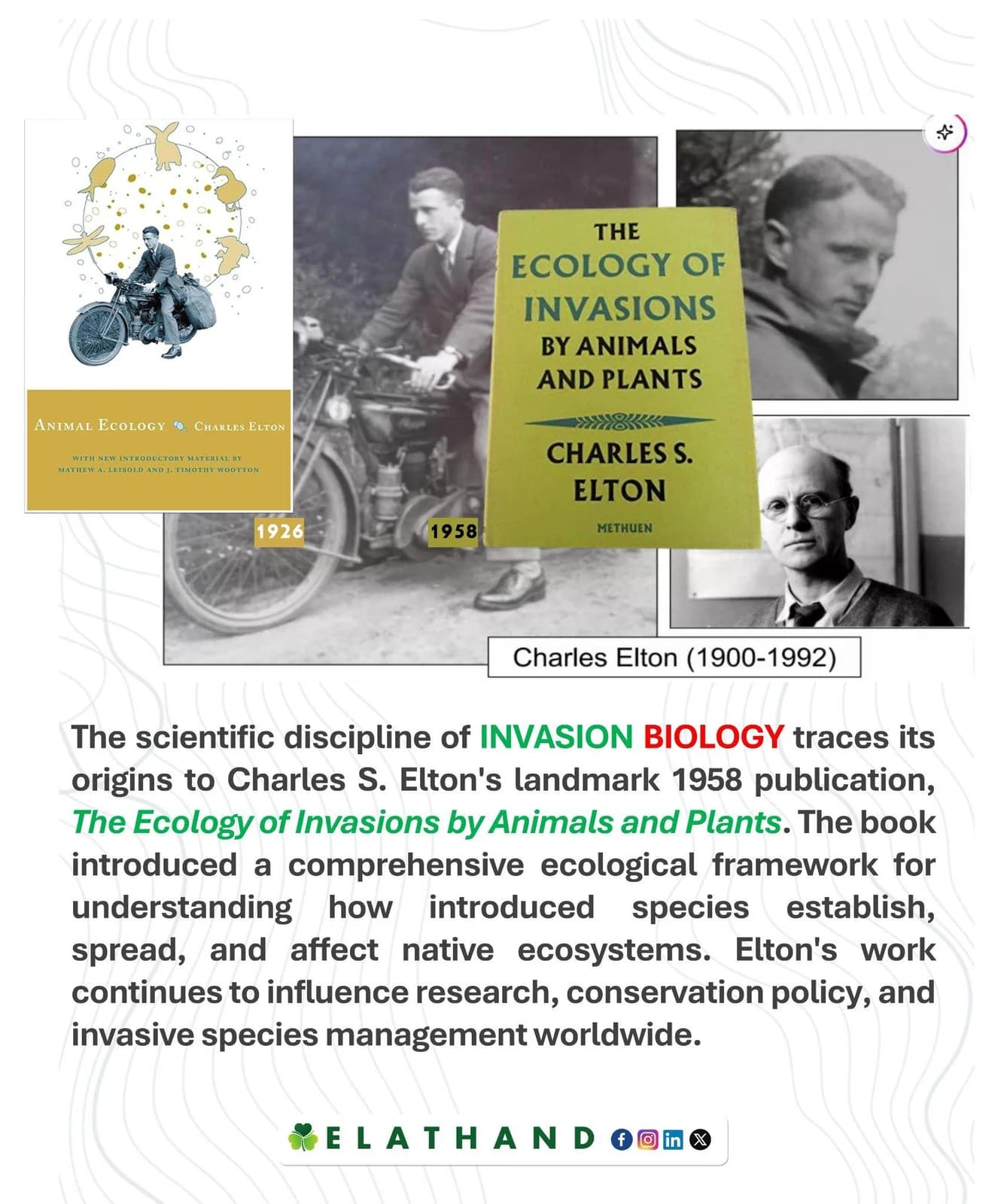 Charles S. Elton and the origins of invasion biology.